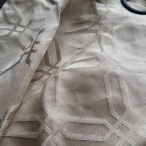 Modern geometric curtains